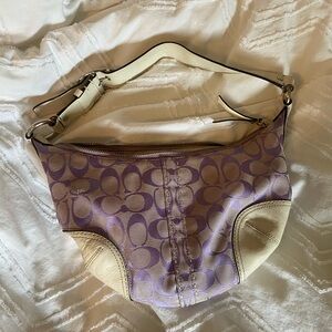 Coach Purple Shoulder Bag Purse No. hO867-11575 y2k